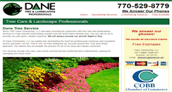 Desktop Screenshot of danetreeservice.com